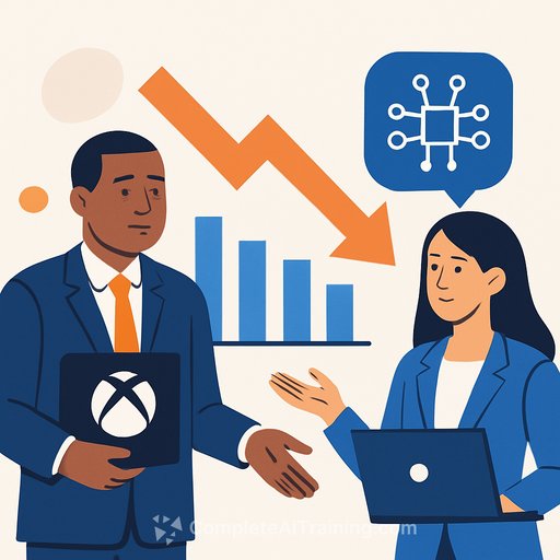 Xbox chief brings in Microsoft AI executives as console sales fall 33%