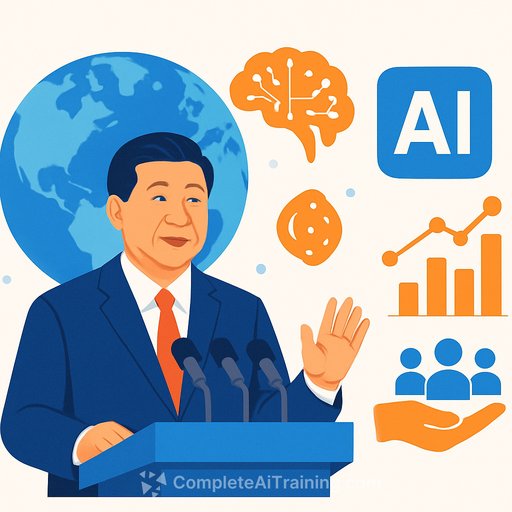 Xi announces World Artificial Intelligence Cooperation Organization and 5,000 AI training opportunities for developing countries