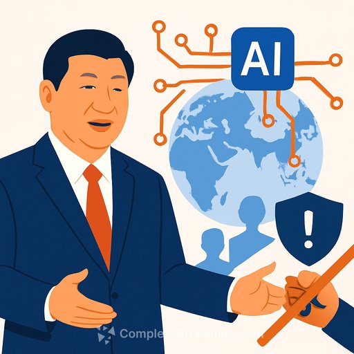Xi pitches China as AI partner to developing world and warns against security overreach