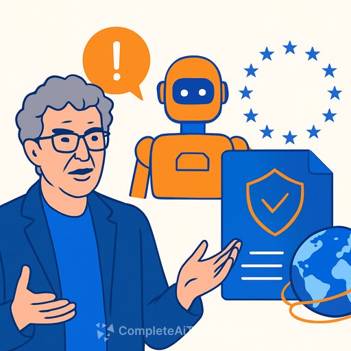 Yoshua Bengio urges governments to fund AI risk research, mandate transparency, and coordinate to safeguard humanity-citing the EU AI Act