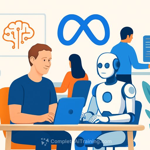 Zuckerberg moves desk into Meta AI lab and codes alongside new superintelligence team
