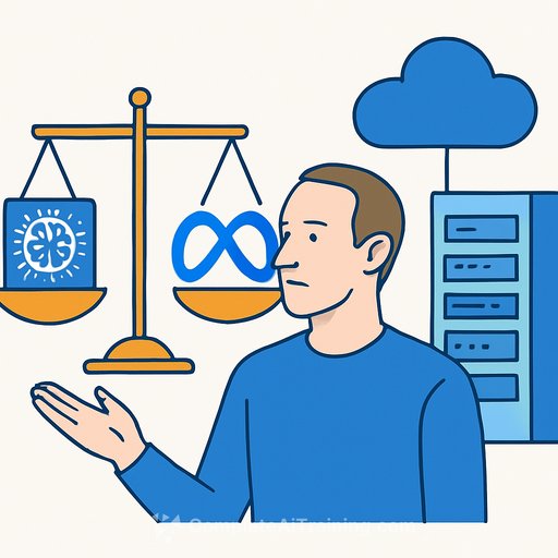 Zuckerberg weighs selling Meta's excess AI compute capacity against keeping it for internal use