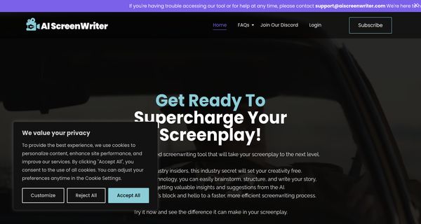 AI Screenwriting Tool