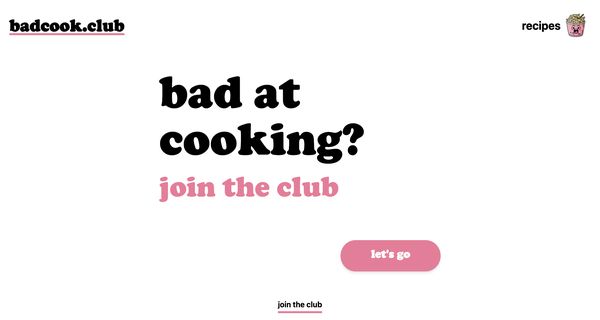 Bad Cook Club