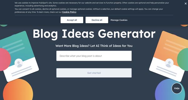 Blog Ideas Generator
