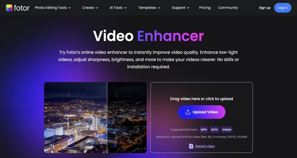 Fotor Video Enhancer