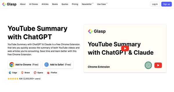 Glasp YouTube Summarizer