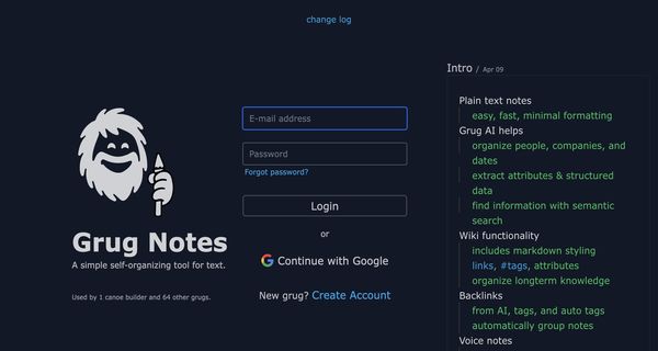 Grug Notes
