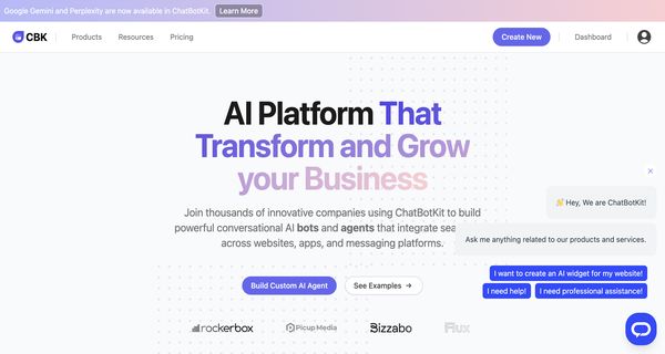 Hocoos AI Website Builder