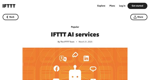 IFTTT AI Services