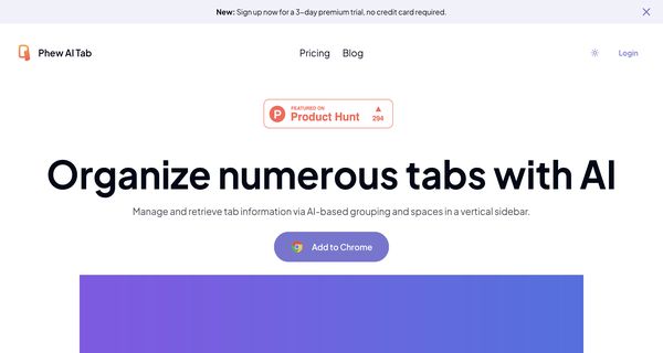 Phew AI Tab