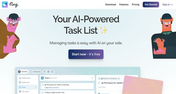 Ping AI Tasklist