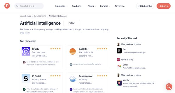 Product Hunt AI Tools