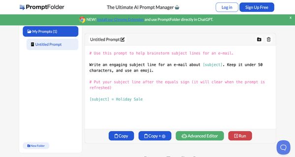 PromptFolder
