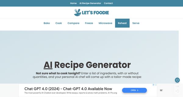 Recipes By AI
