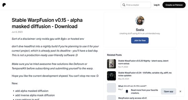 Stable WarpFusion