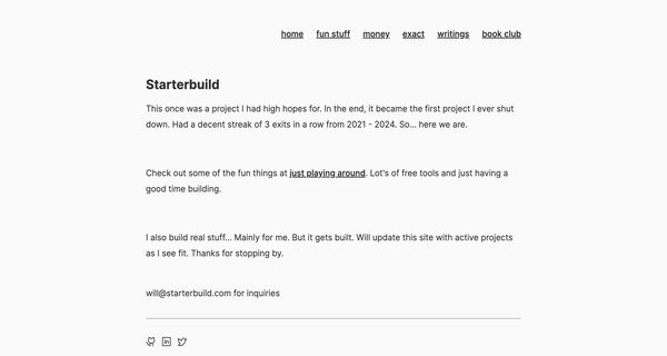StarterBuild