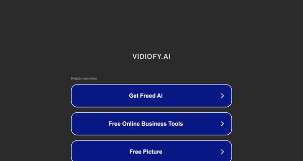 Vidiofy AI