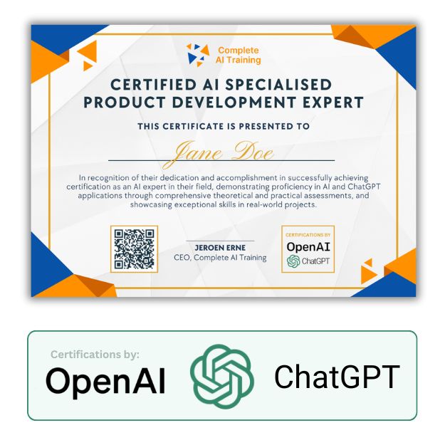 AI Certification for Product Development Experts