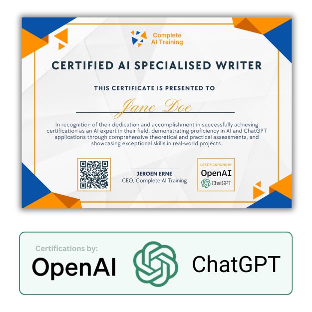 AI Certification for Writers