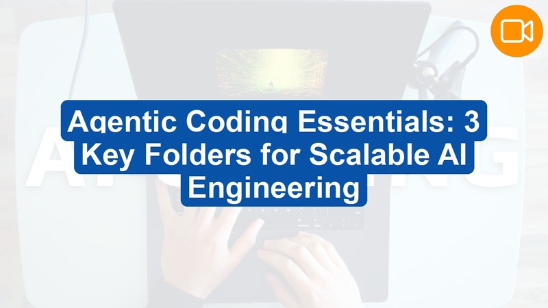 Agentic Coding Essentials: 3 Folders to Supercharge AI Codebases (Video Course)
