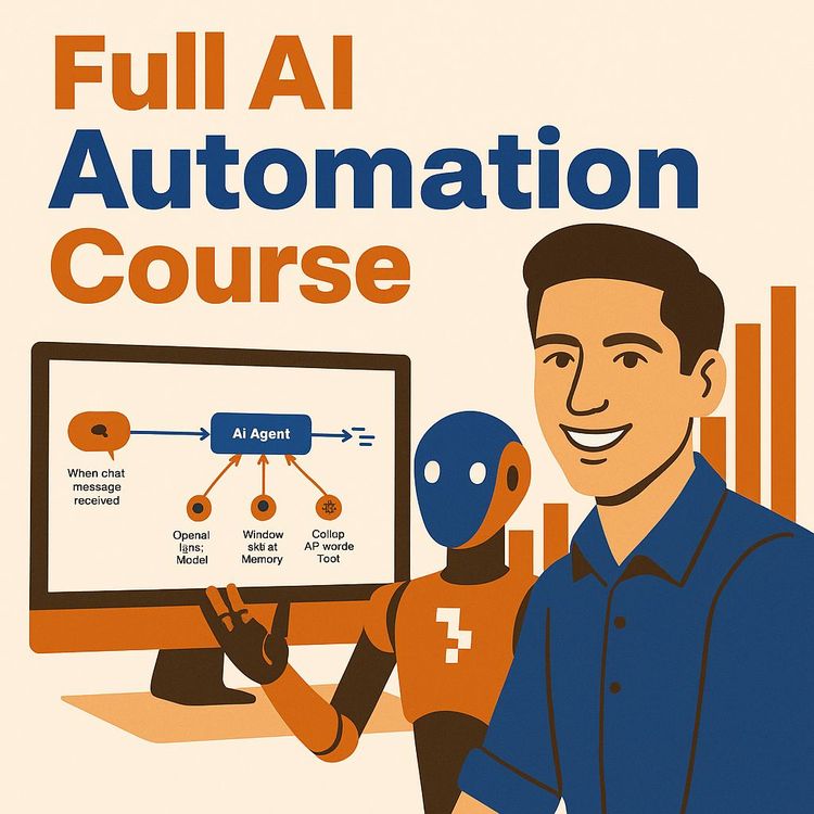 AI Automation Essentials: Beginner Guide to Workflows, Agents, and Top Tools (Video Course)