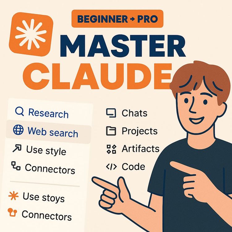 Claude AI Tutorial for Beginners: Build Your Complete AI Workflow (Video Course)