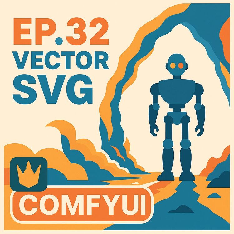 ComfyUI Course Ep 32: How to Create Vector SVG Files with AI