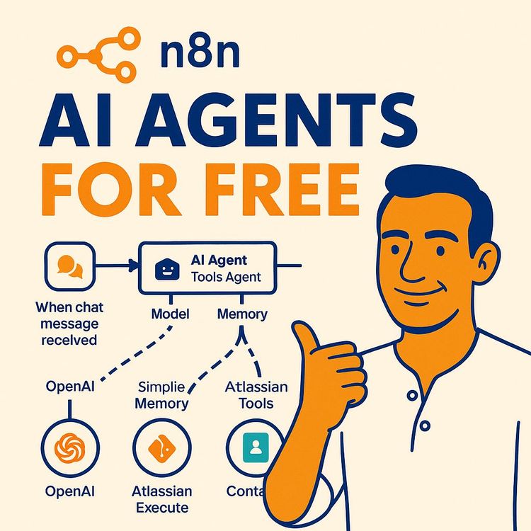 n8n Beginner Guide: Create Free AI Agents for Automation Workflows (Video Course)