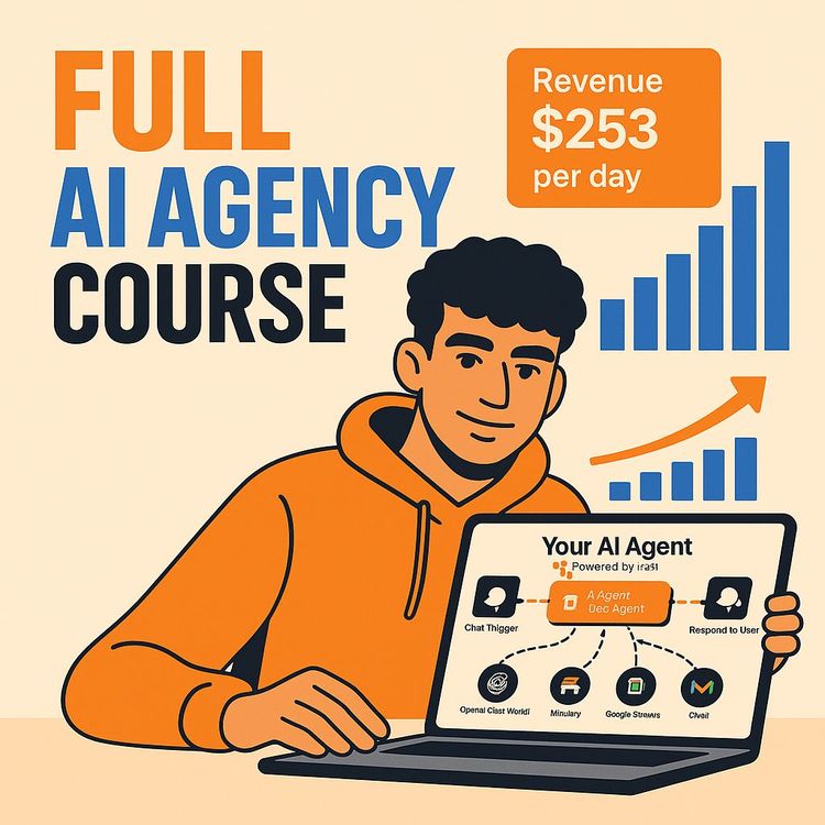 Start a Profitable AI Agency: Build & Sell AI Agents + Automations (Video Course)