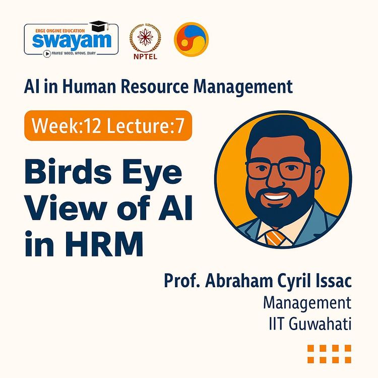 Video Course: Part 43 - Birds Eye View of AI in HRM