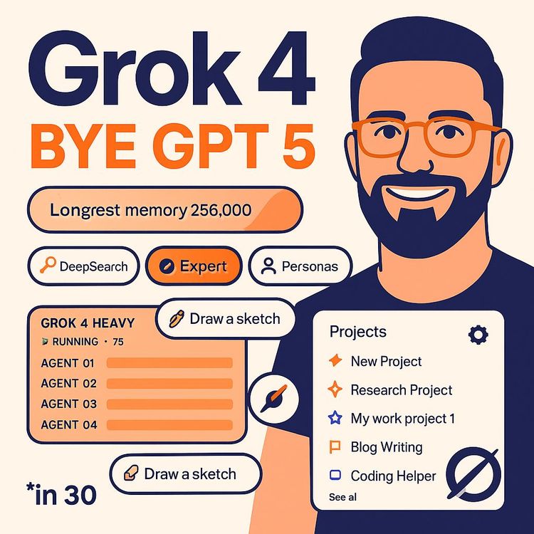 xAI Grok 4 for Beginners: Prompts, Tools, Search & Grok Vision (Video Course)
